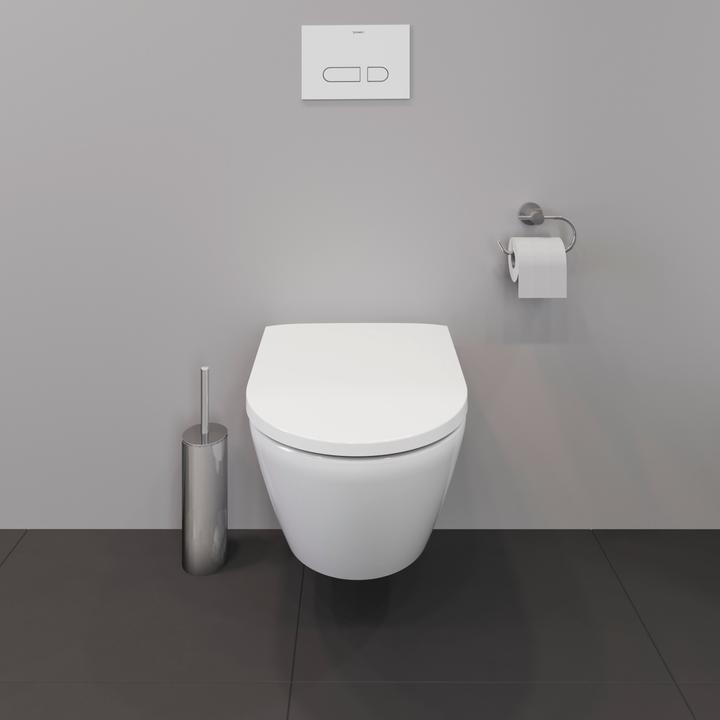 Actual product image Duravit Toilet seat D-NEO Scharn ES without soft close mechanism white