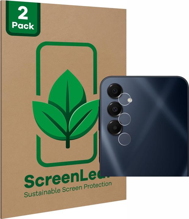 Produktbild ScreenLeaf Schutzfolie nachhaltiger Displayschutz Displayschutzfolie Folie Klar Transparent (2 Stk., Samsung Galaxy A16)