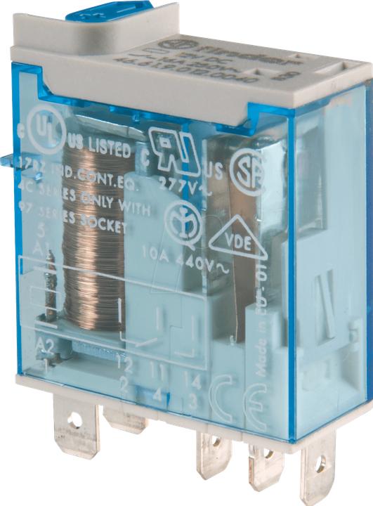 Produktbild Finder Relais 16A 12VDC 1-Wechsler