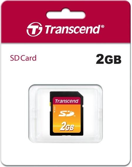 Actual product image Transcend SD Secure Digital Card (2 GB, SD)