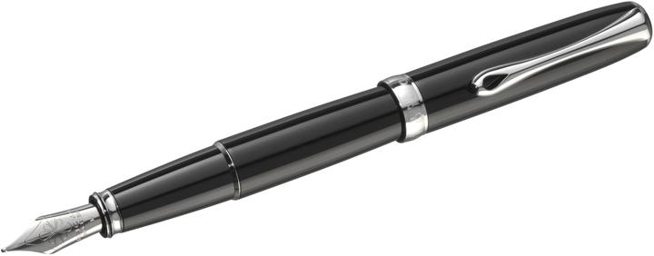 Actual product image Diplomat Fountain pen Excellence A2 lacquer black F (1x)