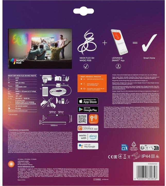 Actual product image Ledvance Smart LED Strip (RGB, 500 cm, Indoor)