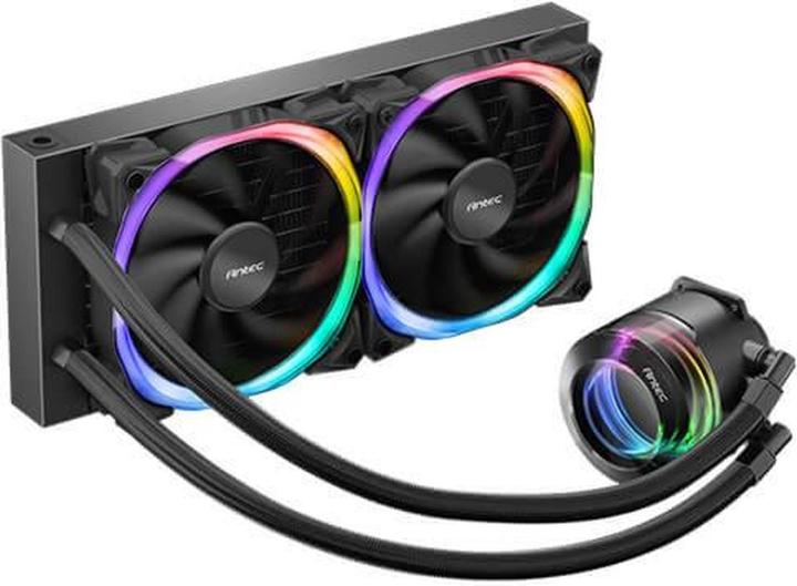 Actual product image Antec VORTEX 240 ARGB Processor All-in-one liquid cooler Black