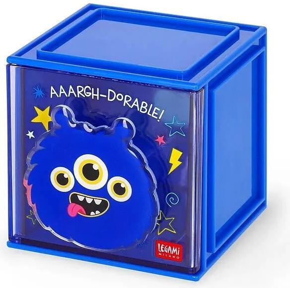 Actual product image Legami Aufbewahrungsbox - Monster (8.60 cm)