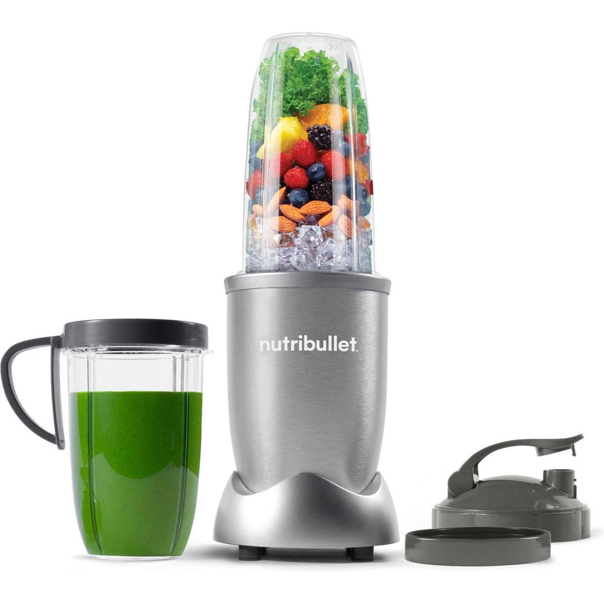 NutriBullet Pro 900, Frullatore a bicchiere, Argento