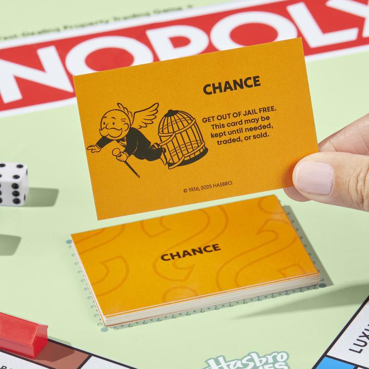 Produktbild Monopoly Brettspiel mit Aufbewahrungsfach und grösseren Spielfiguren