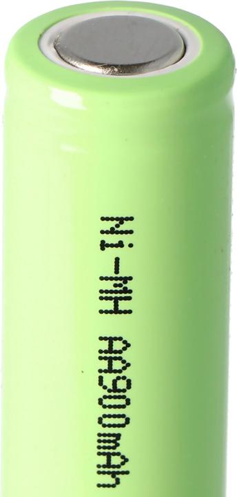 Actual product image XCell NiMH Akku Flat Top Mignon AA 900mAh Industrieausführung mit flachem Pluspol (AA, 900 mAh)