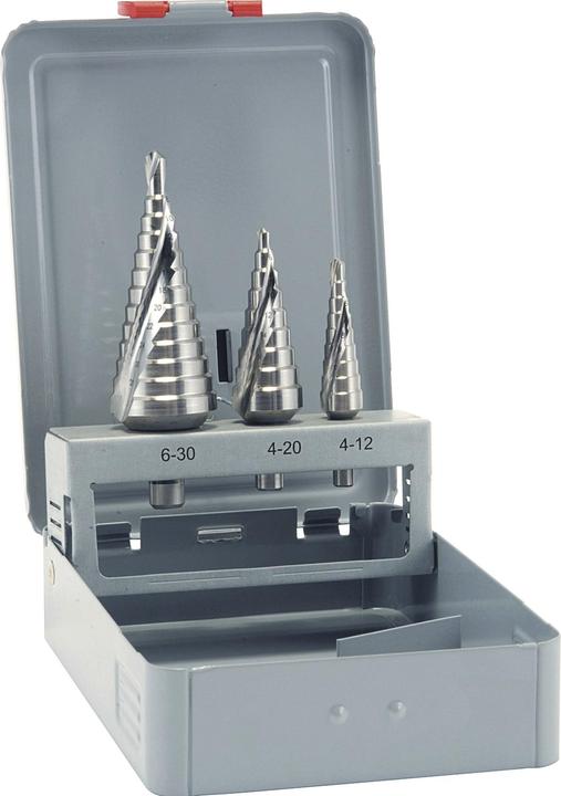 Alpen HSS Cobalt step drill set 3 pcs. size 1/ 2/ 3/Ø 4.0-30.0mm (4 - 30)
