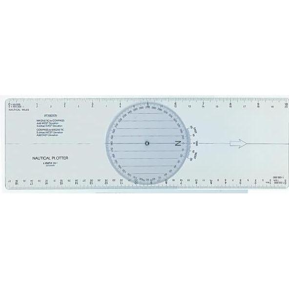 Linex, Lineal, Nautischer Plotter Kurslineal 2811 (380 mm)