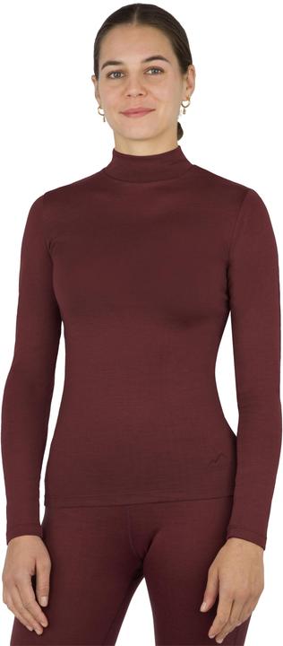 Actual product image Normani Ladies' merino longsleeve with stand-up collar "Romsey" - 9561 (XS)