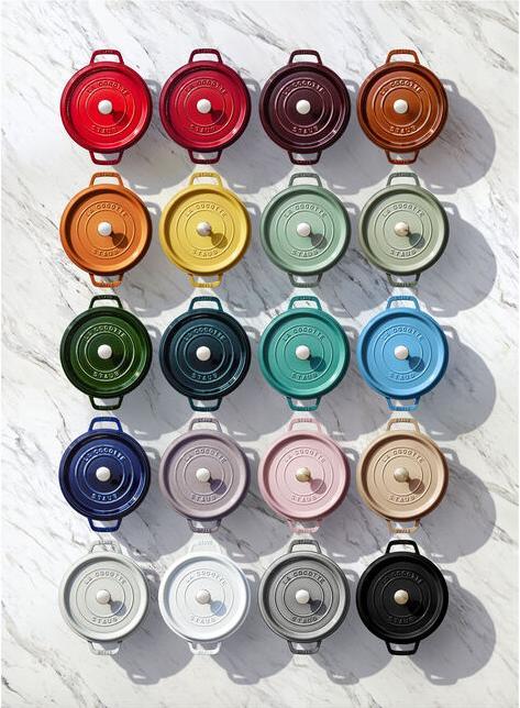 Produktbild Staub Cocotte (24 cm, Bräter + Schmortopf, Gusseisen)