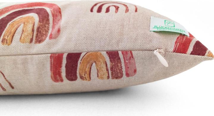 Image du produit Plückefinken Coussin moelleux Arc-en-ciel (40 x 40 cm)
