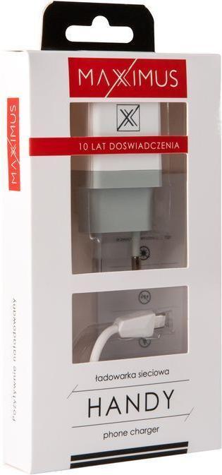 Image du produit Maxximus Chargeur de réseau. Maniable 1A + Micro-USB (5 W, 1 portion)