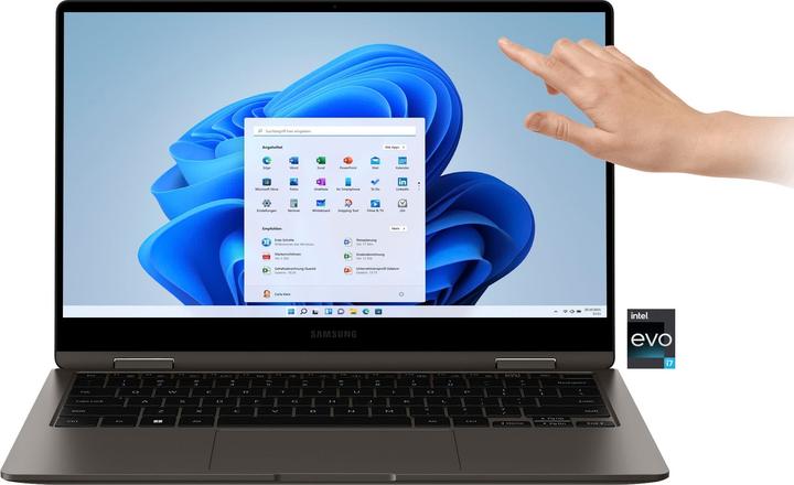 Actual product image Samsung Galaxy Book3 360 13 (13.30", 512 GB, 16 GB, DE, Intel Core i7-1360P)