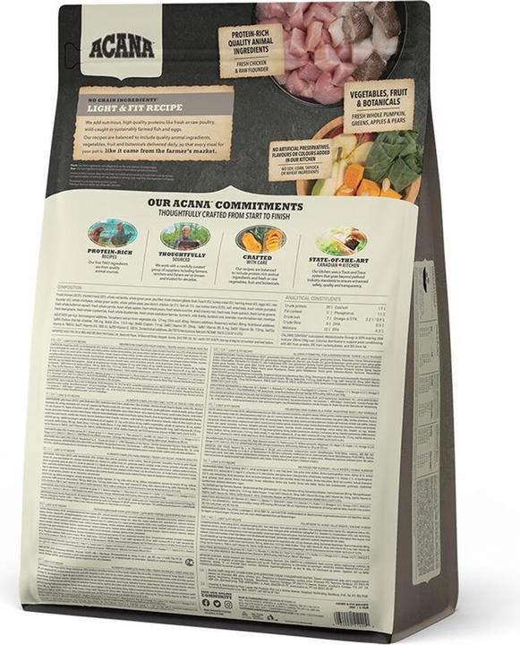 Actual product image Acana Dog Heritage LIGHT&FIT 2kg (Adult, 1 pcs., 2000 g)