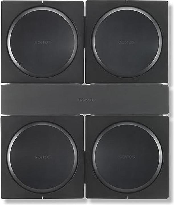 Image du produit Flexson Support mural pour 4x Sonos Connect:AMP (Installation murale)