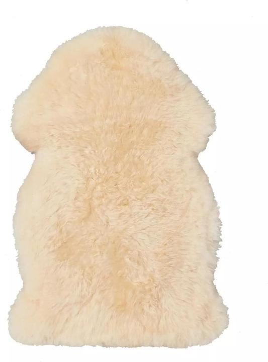 Zewi Peau d'agneau Mimosa pour enfants, tannage végétal, pointes naturelles (95 cm)