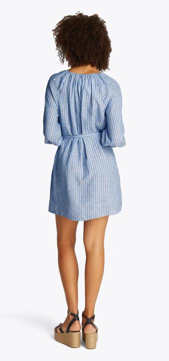 Image du produit Tommy Hilfiger Robe courte à col en V en lin (38)