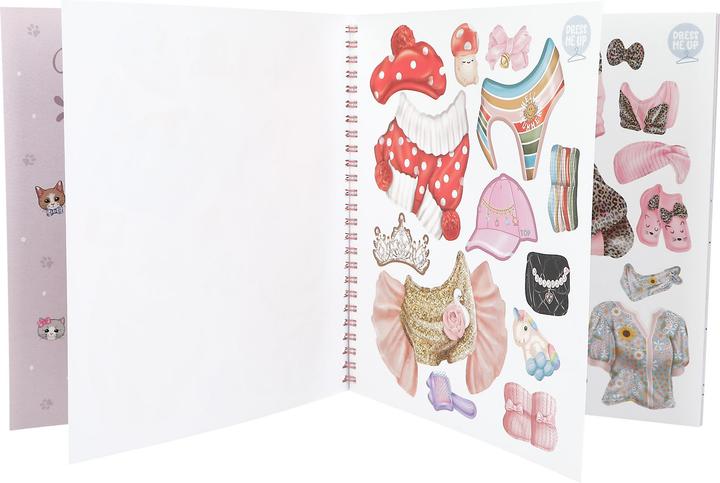 Actual product image Magni Depesche TOPModel colouring book Create your TOPModel Kitty 1,5x20,2x22,2cm