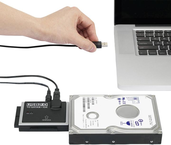 Immagine prodotto Renkforce Convertitore da USB 2.0 a IDE+SATA