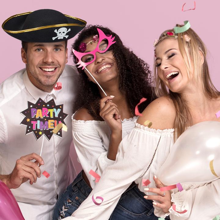 Image du produit Relaxdays 4x chapeau de pirate