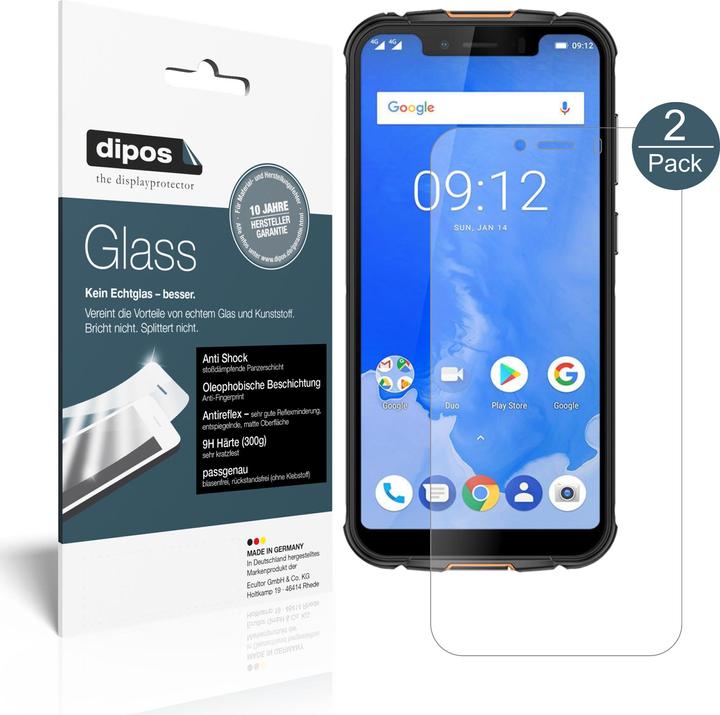 Brotect Pellicola Protettiva Opaca Per Ulefone Armor 10 5G (2 Pezzi) - Anti-Riflesso, Anti-Impronta, Resistente Ai Graffi, Made In Germany