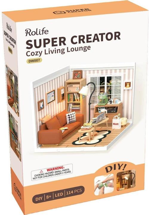 Rolife Cozy Living Lounge Diorama