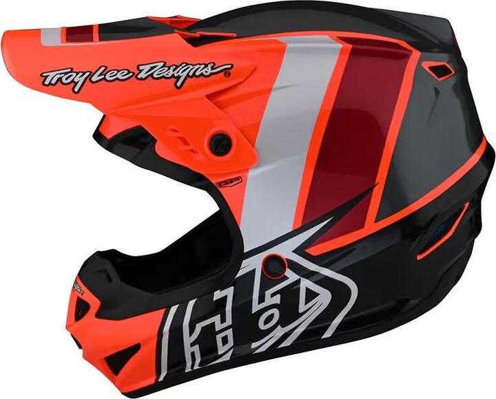Troy Lee Designs GP Helm, Nova, glo orange, youth M | 50-51cm (50 - 51 cm)