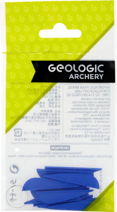 Actual product image Geologic Feather archery 12-pack