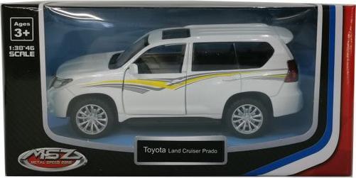 Actual product image MSZ Die-cast model Toyota Land Cruiser Prado, 1:42, ast
