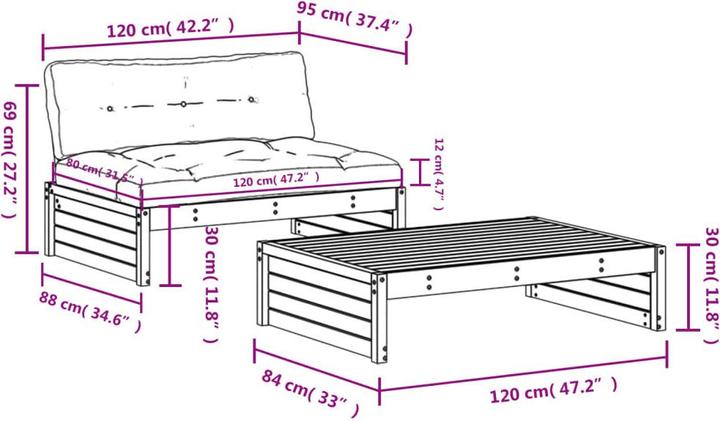 Produktbild vidaXL Rylee