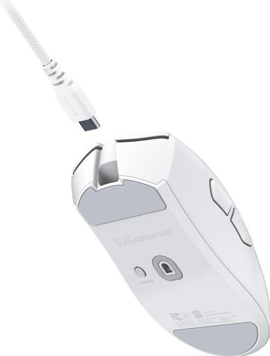 Actual product image Razer Deathadder V4 Pro Mouse White (Wireless)