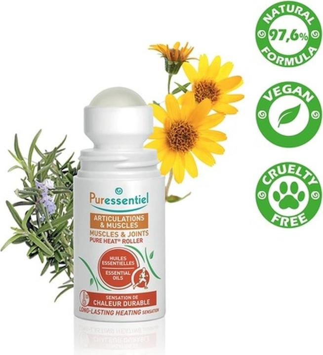 Actual product image Puressentiel Pure Heat Roll-On joint & muscle liq (1 x, 75 ml, 100 g)