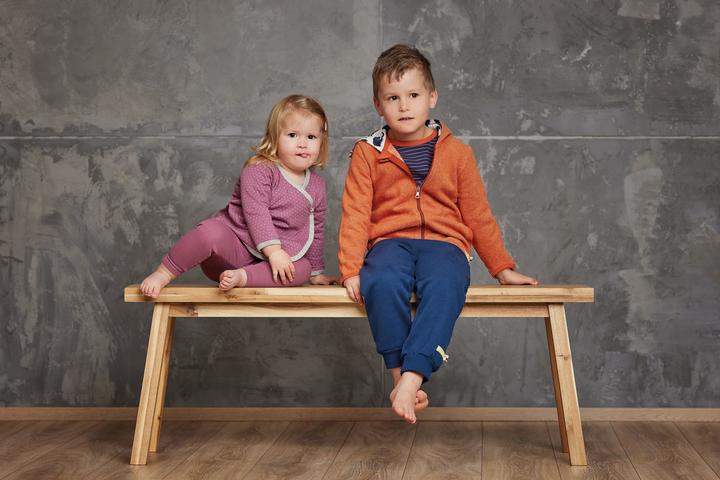 Actual product image loud + proud Jacket Striped Cinnamon (92)