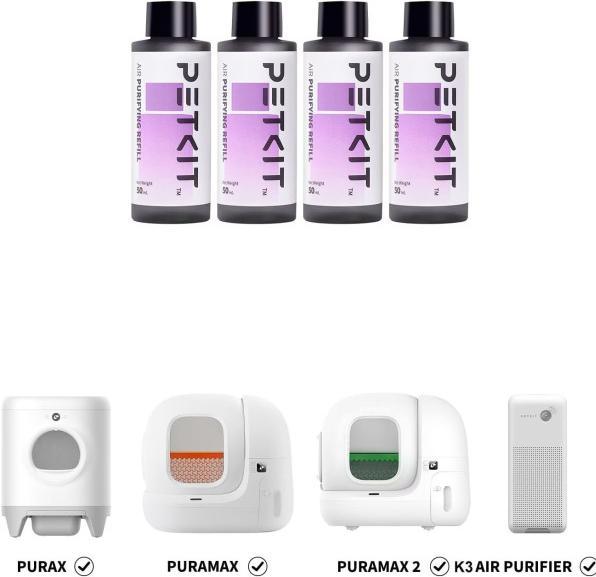 Image du produit Petkit Recharge purifiante d'air (4x 50ml)