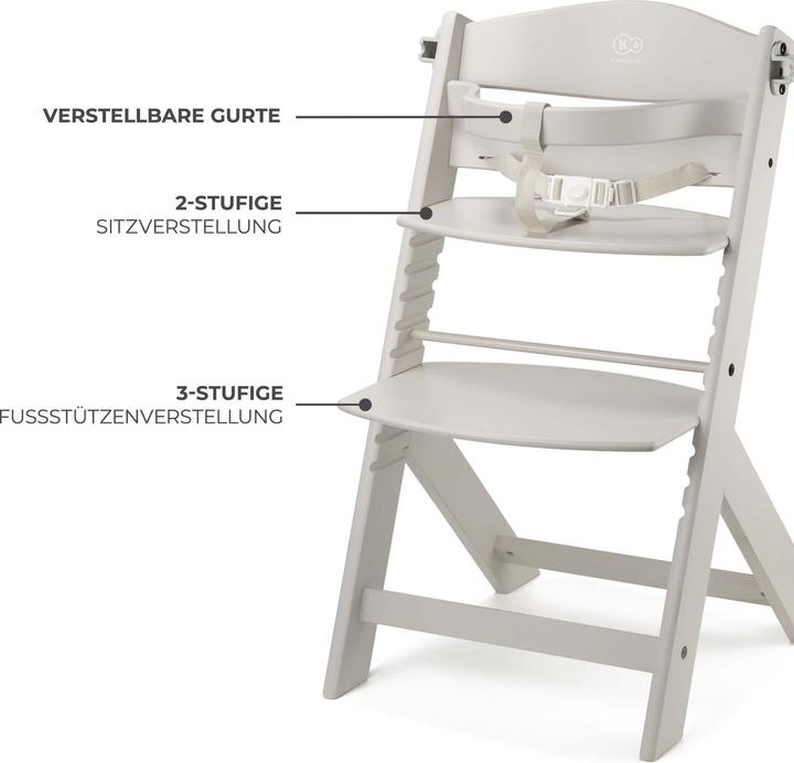 Produktbild KinderKraft high chair ENOCK beige (Hochstuhl Sitzerhöhung)