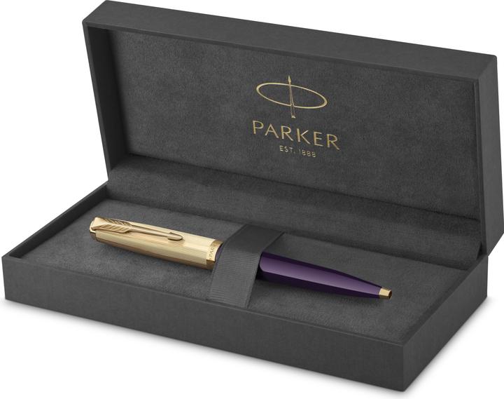 Immagine prodotto Parker Biros 51 Plum G.C. M (Blu, Oro, 1x)