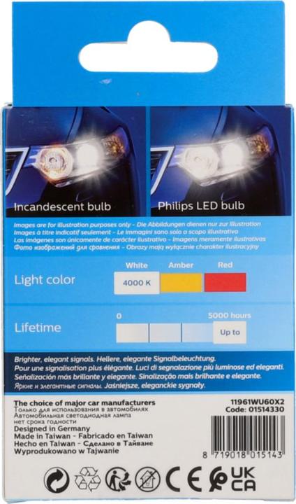 Immagine prodotto Philips X-treme Ultinon Pro6000 (W5W)