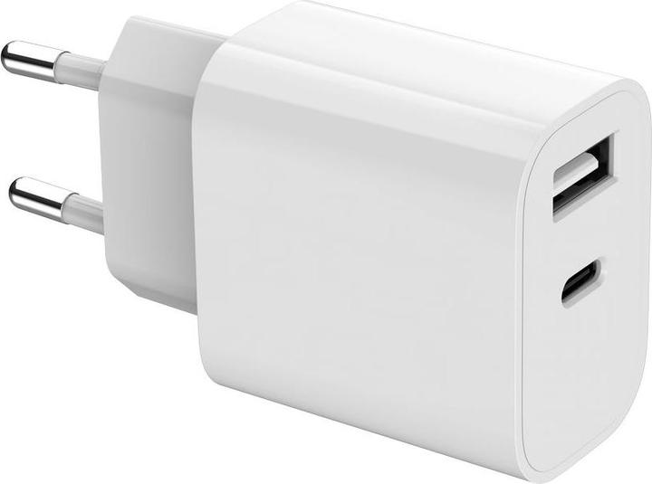 Actual product image Gembird CHARGER USB UNIVERSAL WHITE/2P TA-UC-2AC12-01 (12 W)