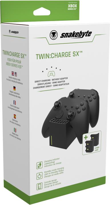 Actual product image Snakebyte Twin Charge SX (Xbox Series X, Xbox One X, Xbox One S, Xbox Series S)