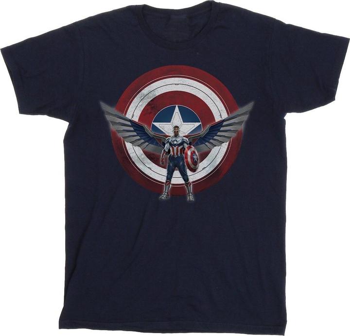 Produktbild Falcon And The Winter Soldier Captain America Shield Pose TShirt (5XL)