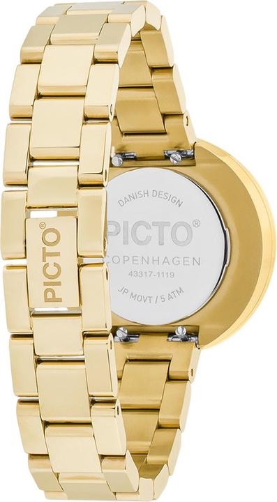 Produktbild Picto 43320-1912 Damenuhr Polished Gold 30mm 5ATM