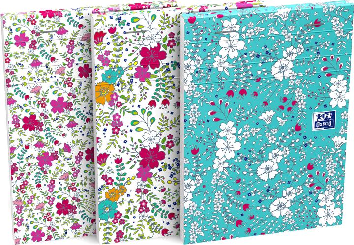 Actual product image Oxford Shape Floral (A6, Lined, Soft cover)