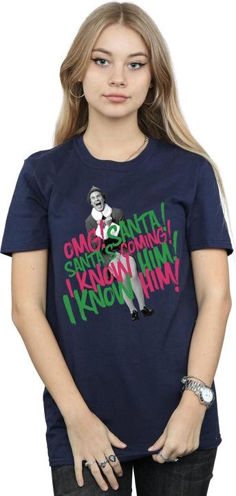 Produktbild Elf Santa's Coming TShirt (L)