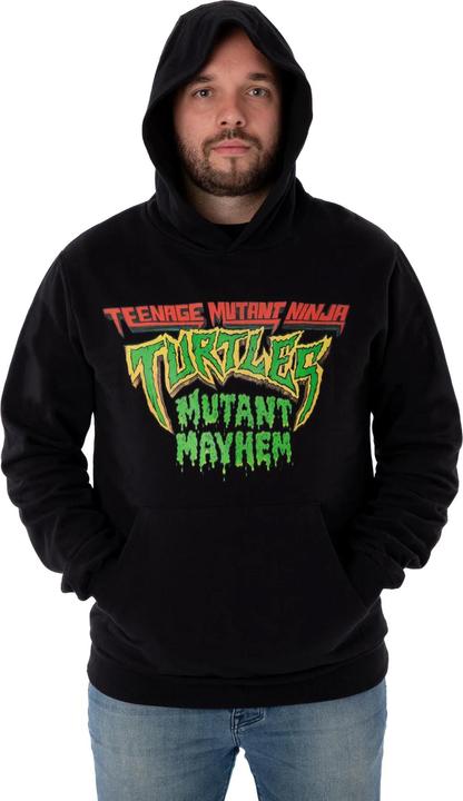 Immagine prodotto Teenage Mutant NT Mayhem Felpa con Cappuccio Logo Uomo (XL)