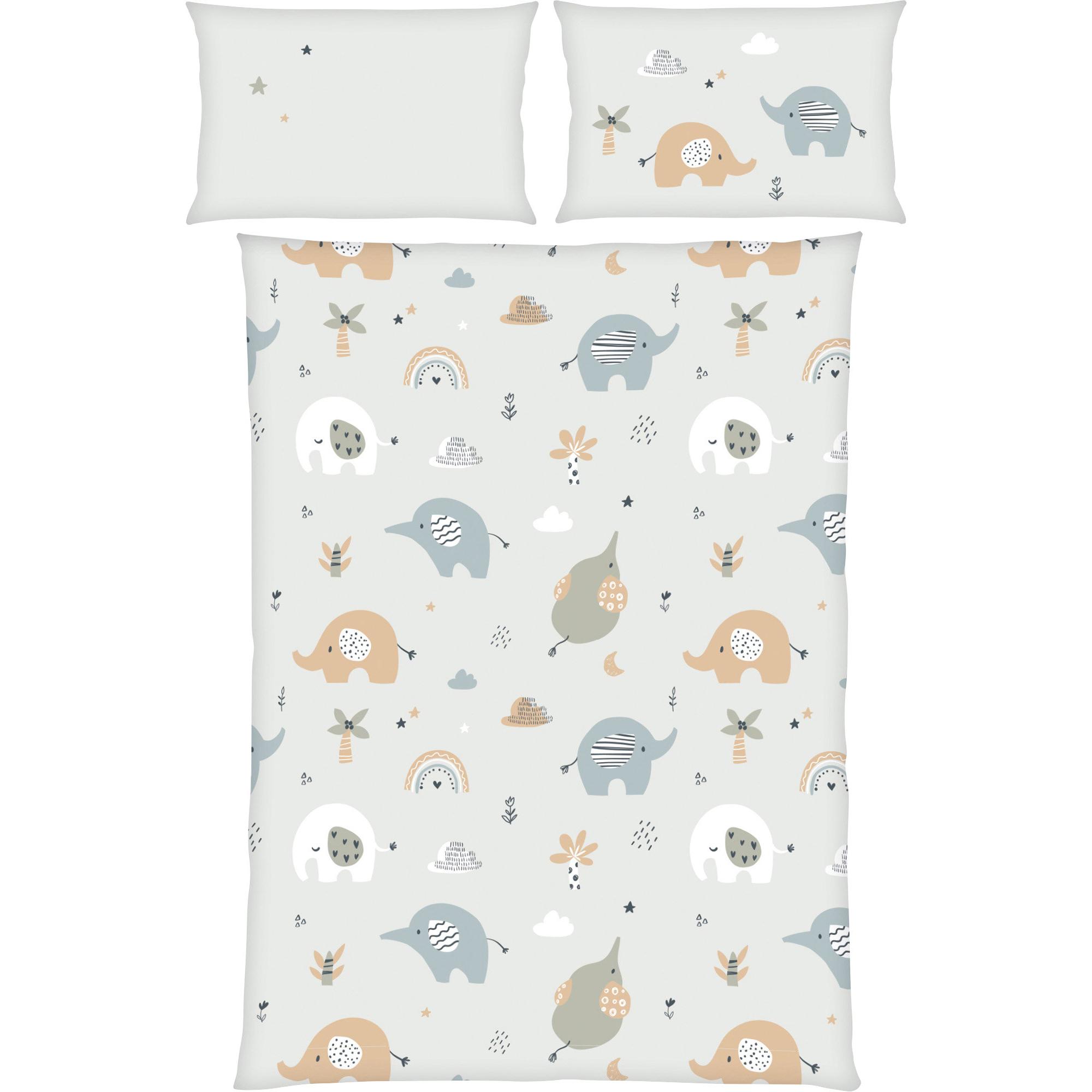 Herding, Kinderbettwäsche, Kinder-Bettwäsche "Elefant"