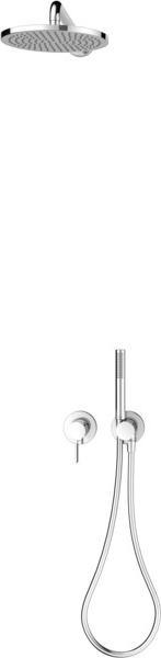 Keuco IXMO Set de douche 3 Mitigeur monocommandé, 2 consommateurs avec support de douche et pomme d