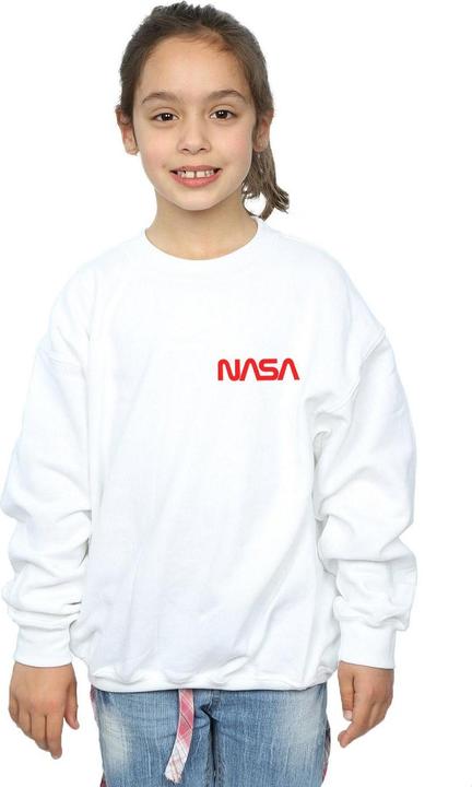 Produktbild Nasa Modern Logo Chest Sweatshirt Mädchen (140, 146)