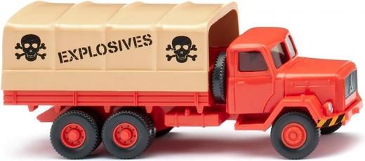 Produktbild Wiking Magirus Eckhauber Pritschen LKW EXPLOSIV