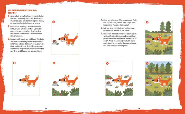 Actual product image Tiere zeichnen für Kids – Über 100 kunterbunte Lieblingstie